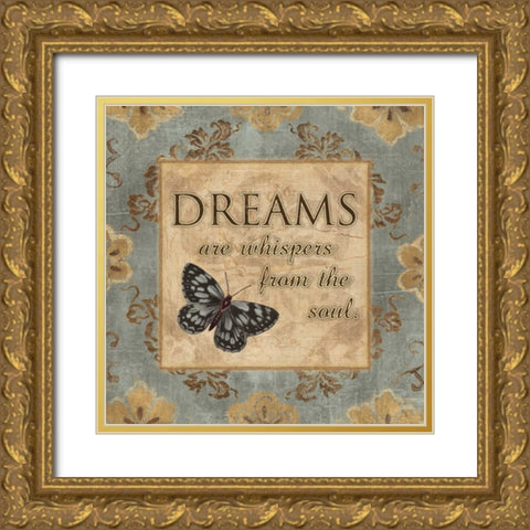 WHISPERS FROM THE SOUL Gold Ornate Wood Framed Art Print with Double Matting by Ballantyne, Piper