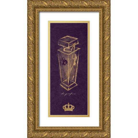 PURPLE DU PARFUM I Gold Ornate Wood Framed Art Print with Double Matting by Ballantyne, Piper