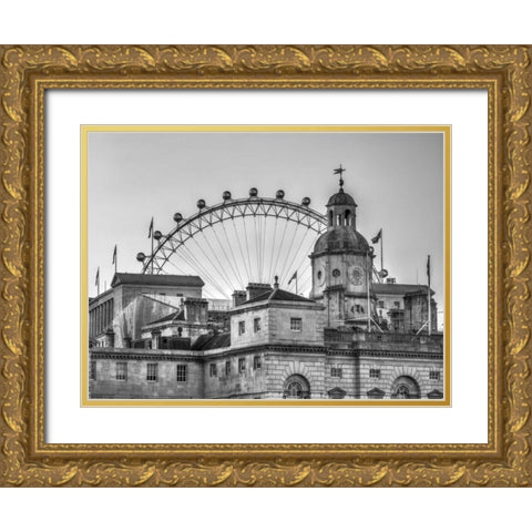 The Household Cavalry Museum, London, UK Gold Ornate Wood Framed Art Print with Double Matting by Frank, Assaf