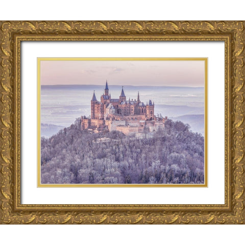 Hohenzollern Castle-Germany Gold Ornate Wood Framed Art Print with Double Matting by Frank, Assaf