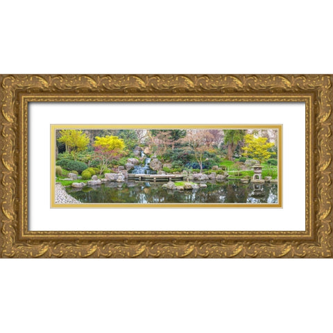 Kyoto Garden-London Gold Ornate Wood Framed Art Print with Double Matting by Frank, Assaf