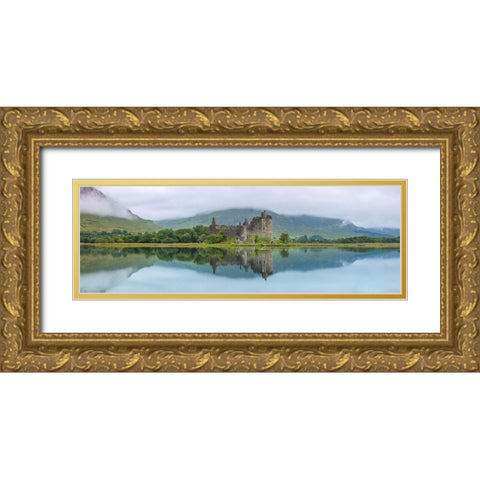Kilchurn Castle-Loch Awe-Scotland Gold Ornate Wood Framed Art Print with Double Matting by Frank, Assaf