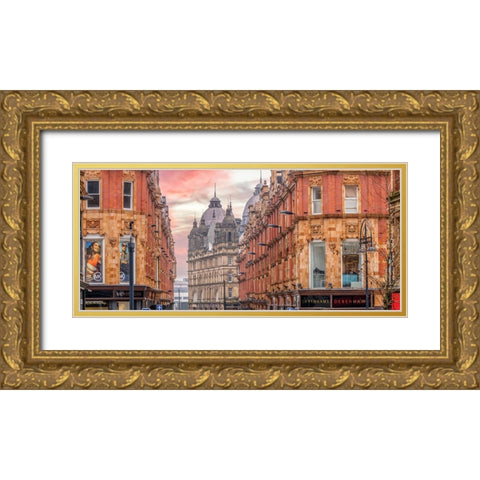 Leeds dome architecture Gold Ornate Wood Framed Art Print with Double Matting by Frank, Assaf