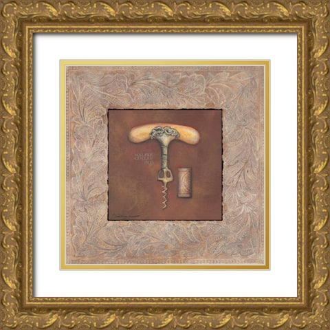 Walker Collar 1900 Gold Ornate Wood Framed Art Print with Double Matting by Marrott, Stephanie
