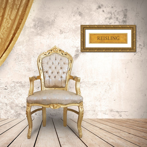 Reisling Gold Ornate Wood Framed Art Print with Double Matting by Marrott, Stephanie