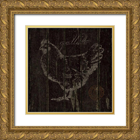 Galletto Gold Ornate Wood Framed Art Print with Double Matting by Marrott, Stephanie
