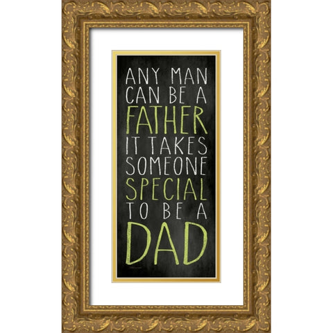 Any Man Gold Ornate Wood Framed Art Print with Double Matting by Marrott, Stephanie