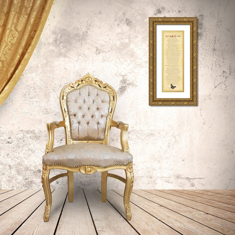 Love a Child Gold Ornate Wood Framed Art Print with Double Matting by Marrott, Stephanie