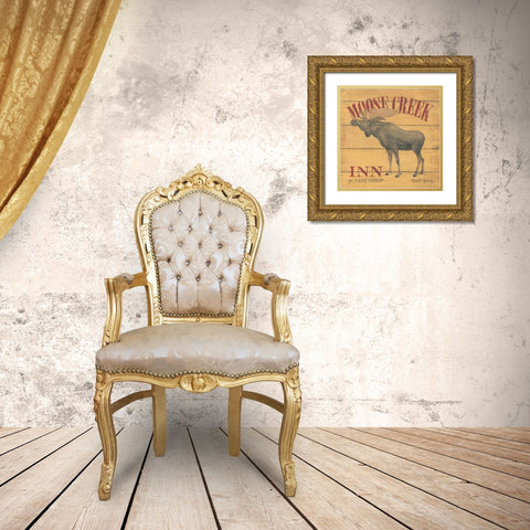 Moose Creek Gold Ornate Wood Framed Art Print with Double Matting by Marrott, Stephanie