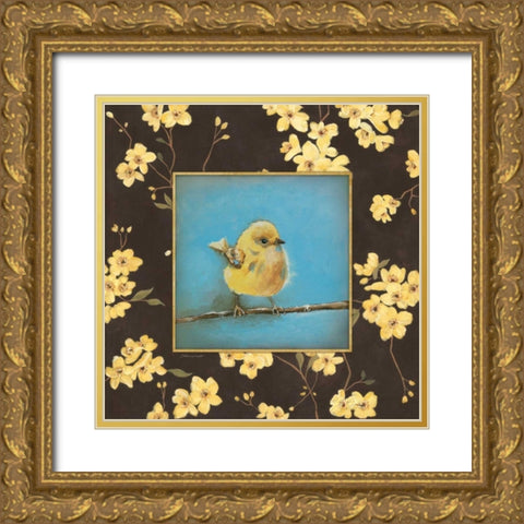 Im A Chick Gold Ornate Wood Framed Art Print with Double Matting by Marrott, Stephanie