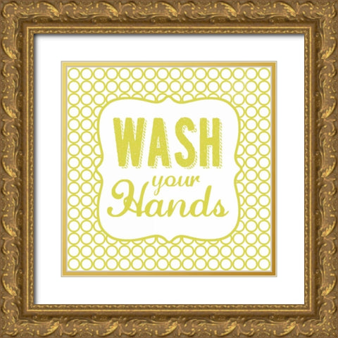 Wash Gold Ornate Wood Framed Art Print with Double Matting by Marrott, Stephanie