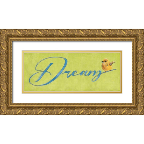 Dream Gold Ornate Wood Framed Art Print with Double Matting by Marrott, Stephanie