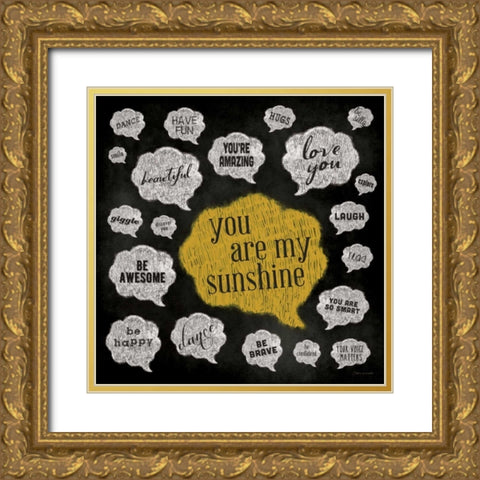Inner Thoughts II Gold Ornate Wood Framed Art Print with Double Matting by Marrott, Stephanie
