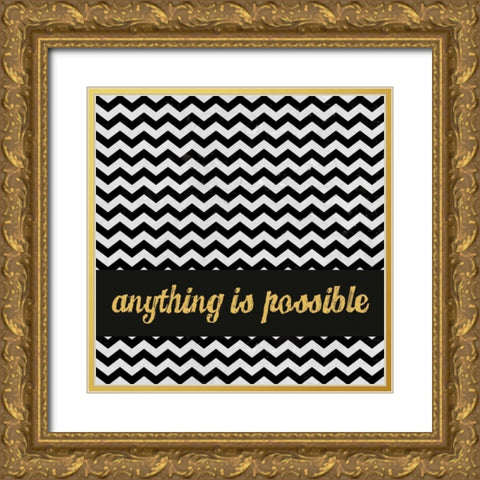 Anything Gold Ornate Wood Framed Art Print with Double Matting by Marrott, Stephanie