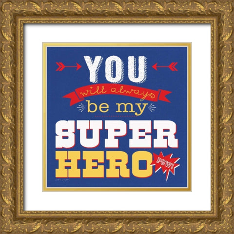 Always Be Gold Ornate Wood Framed Art Print with Double Matting by Marrott, Stephanie