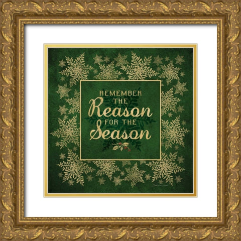 Reason Gold Ornate Wood Framed Art Print with Double Matting by Marrott, Stephanie