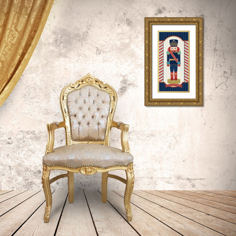 Nutcracker I Gold Ornate Wood Framed Art Print with Double Matting by Marrott, Stephanie