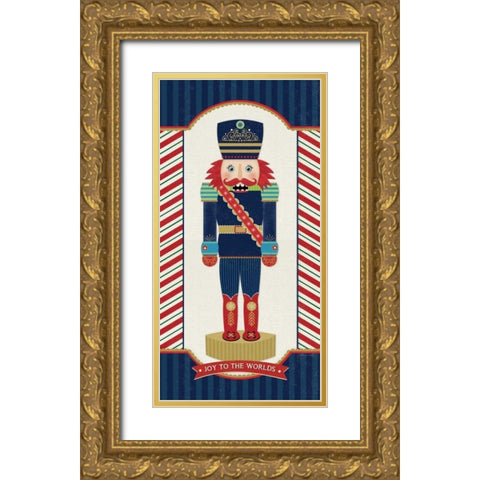 Nutcracker I Gold Ornate Wood Framed Art Print with Double Matting by Marrott, Stephanie