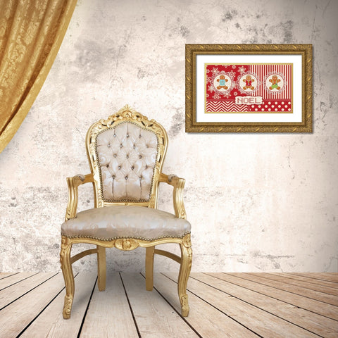 Gingerbread II Gold Ornate Wood Framed Art Print with Double Matting by Marrott, Stephanie