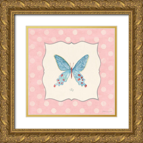 Sky Gold Ornate Wood Framed Art Print with Double Matting by Marrott, Stephanie