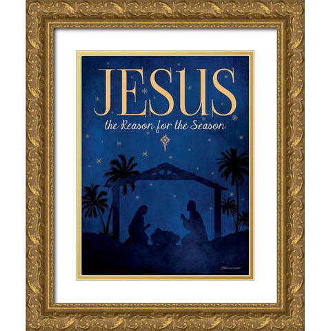The Reason Gold Ornate Wood Framed Art Print with Double Matting by Marrott, Stephanie
