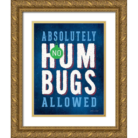 Humbug Gold Ornate Wood Framed Art Print with Double Matting by Marrott, Stephanie