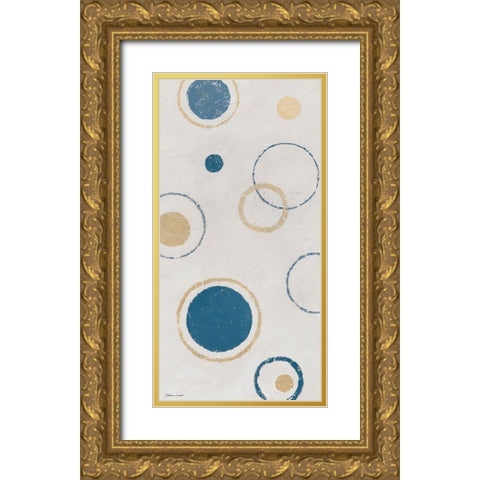 Abstract I Gold Ornate Wood Framed Art Print with Double Matting by Marrott, Stephanie