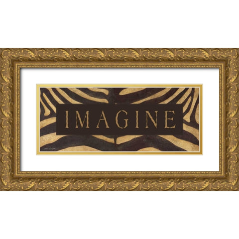 Imagine Gold Ornate Wood Framed Art Print with Double Matting by Marrott, Stephanie