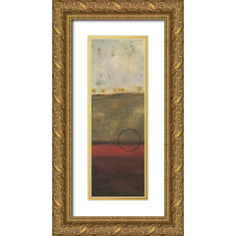 Abstract Landscape I Gold Ornate Wood Framed Art Print with Double Matting by Marrott, Stephanie