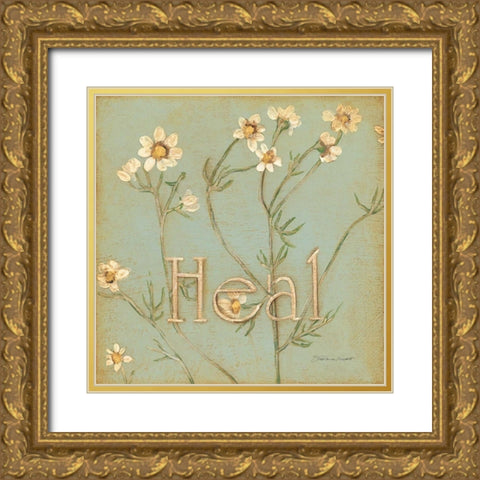 Heal Gold Ornate Wood Framed Art Print with Double Matting by Marrott, Stephanie