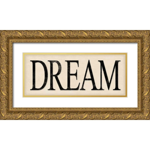 Dream Gold Ornate Wood Framed Art Print with Double Matting by Marrott, Stephanie