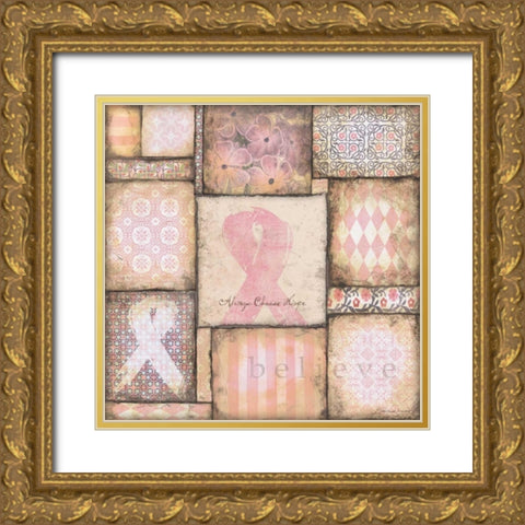 Choose Hope Gold Ornate Wood Framed Art Print with Double Matting by Marrott, Stephanie