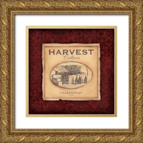 Chardonnay Gold Ornate Wood Framed Art Print with Double Matting by Marrott, Stephanie