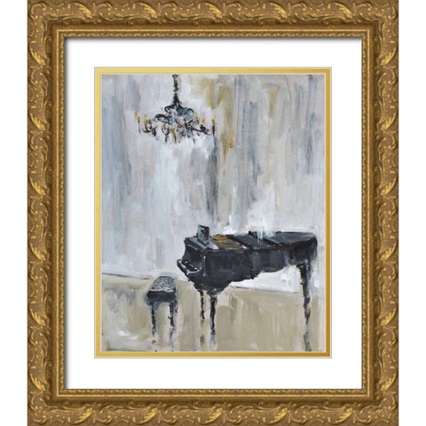 Baby Grand -3 Gold Ornate Wood Framed Art Print with Double Matting by Stevens, Allayn