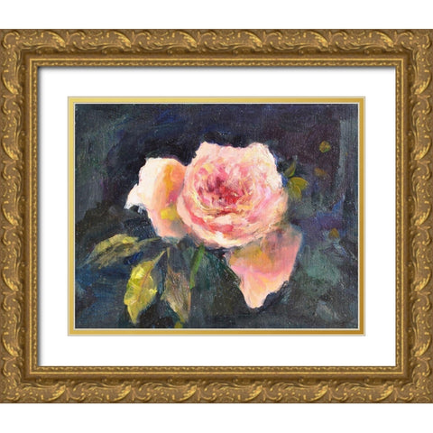 Still Life #14 Gold Ornate Wood Framed Art Print with Double Matting by Stevens, Allayn