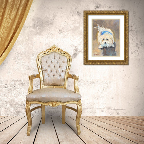 Lucky Gold Ornate Wood Framed Art Print with Double Matting by Stevens, Allayn