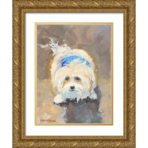 Lucky Gold Ornate Wood Framed Art Print with Double Matting by Stevens, Allayn