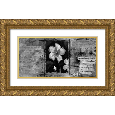 Spring Paradise 1 Gold Ornate Wood Framed Art Print with Double Matting by Bagnato, Judi