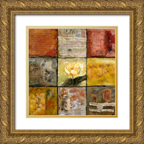 New Delight 2 Gold Ornate Wood Framed Art Print with Double Matting by Bagnato, Judi