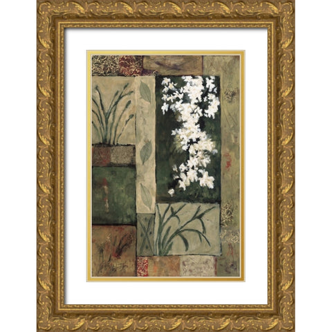 Natures Bounty 2 Gold Ornate Wood Framed Art Print with Double Matting by Bagnato, Judi