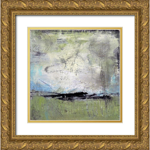 Beyond The Storm Gold Ornate Wood Framed Art Print with Double Matting by Bagnato, Judi