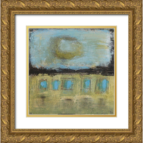 Reconnecting Gold Ornate Wood Framed Art Print with Double Matting by Bagnato, Judi