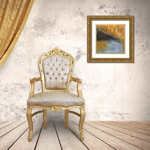 Desertscape 2 Gold Ornate Wood Framed Art Print with Double Matting by Bagnato, Judi