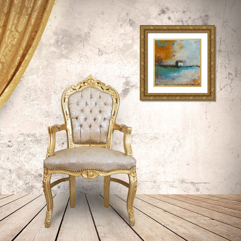 Hidden Place Gold Ornate Wood Framed Art Print with Double Matting by Bagnato, Judi