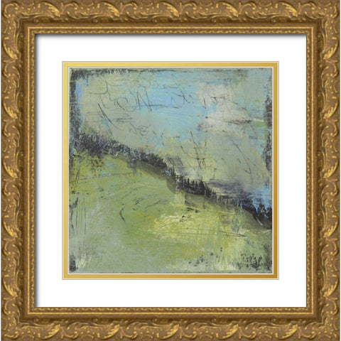 Walk In The Park Gold Ornate Wood Framed Art Print with Double Matting by Bagnato, Judi