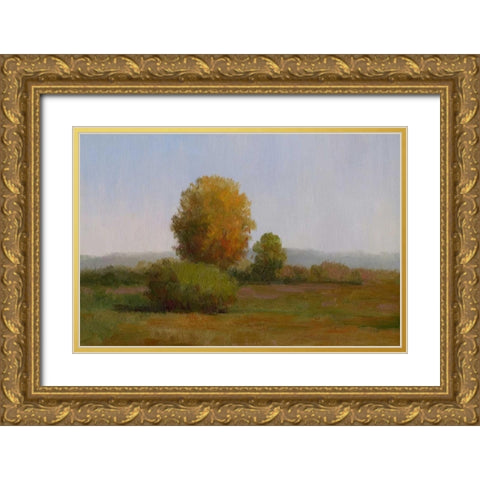 Tree in the Sun II Gold Ornate Wood Framed Art Print with Double Matting by Chin, Art