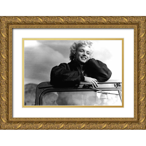 My Favorite Gold Ornate Wood Framed Art Print with Double Matting by Eversen