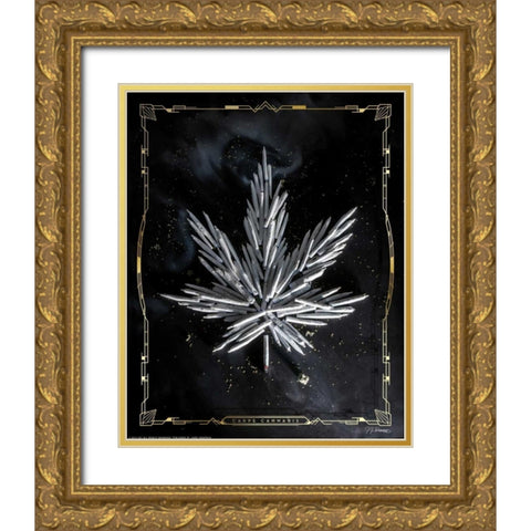 Carpe Cannabis Gold Ornate Wood Framed Art Print with Double Matting by Brando, JJ