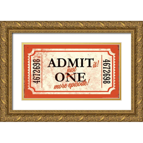 Just One More Gold Ornate Wood Framed Art Print with Double Matting by Brando, JJ