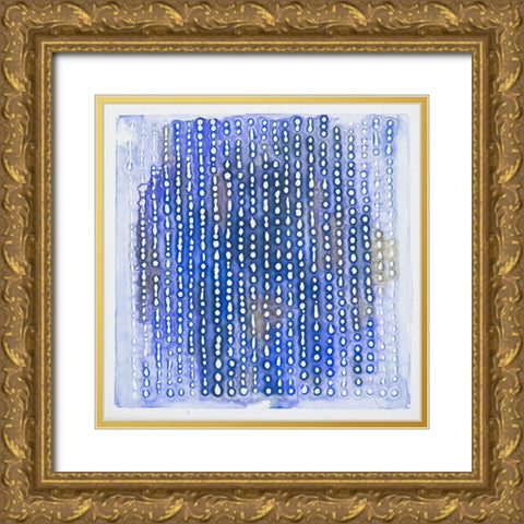 The Message Gold Ornate Wood Framed Art Print with Double Matting by Van, Laura